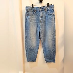 Gap high rise barrel jeans